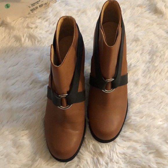 Maison Martin Margiela MM6 NIB brown & black strap booties 🔥🍁 - Picture 4 of 11